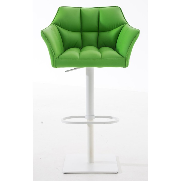 2er Set Barhocker Damaso Kunstleder weiß