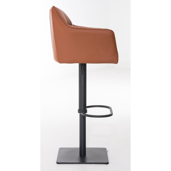 2er Set Barhocker Damaso Kunstleder schwarz