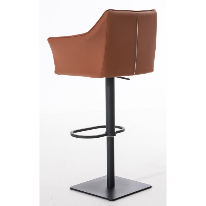 2er Set Barhocker Damaso Kunstleder schwarz