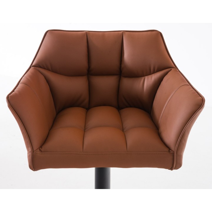 2er Set Barhocker Damaso Kunstleder schwarz