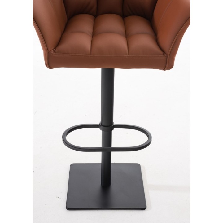 2er Set Barhocker Damaso Kunstleder schwarz