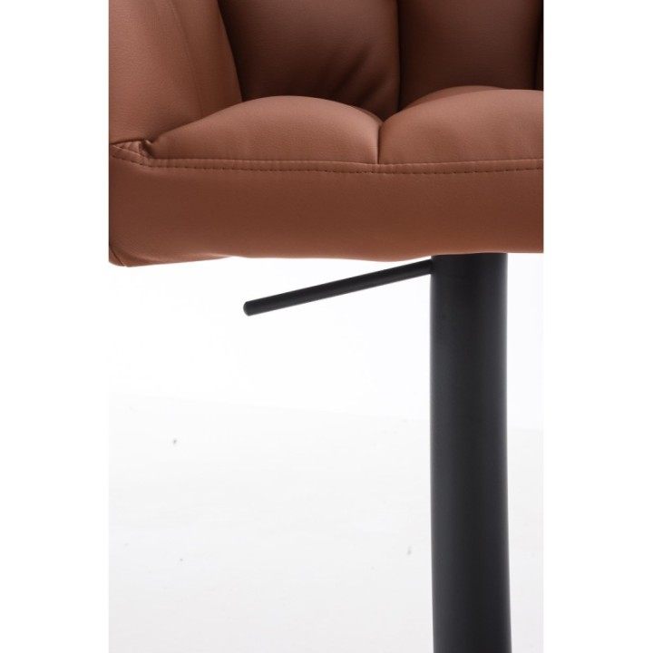 2er Set Barhocker Damaso Kunstleder schwarz