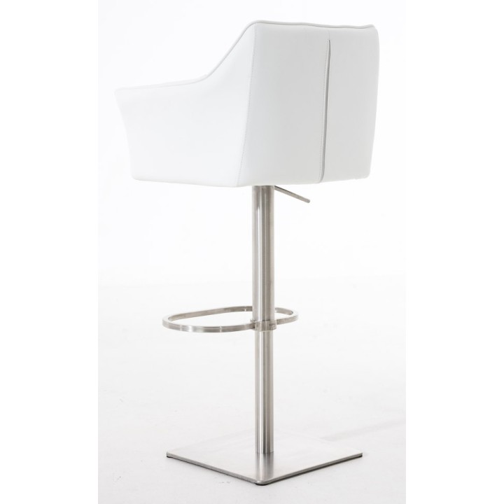 2er Set Barhocker Damaso Kunstleder edelstahl