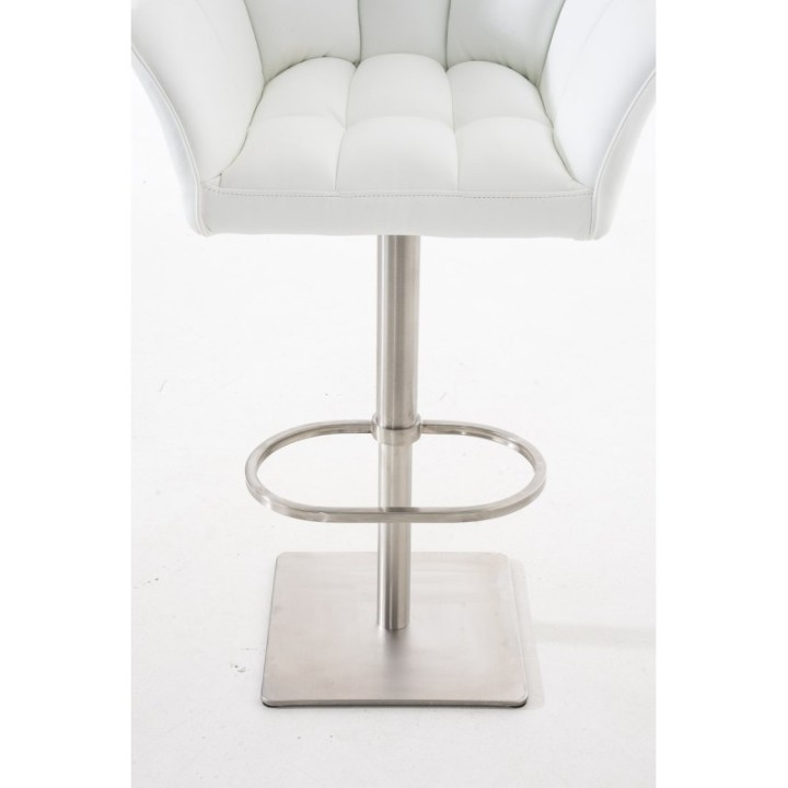 2er Set Barhocker Damaso Kunstleder edelstahl