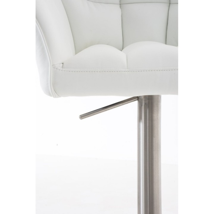 2er Set Barhocker Damaso Kunstleder edelstahl
