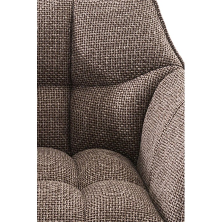 2er Set Barhocker Damaso Stoff edelstahl