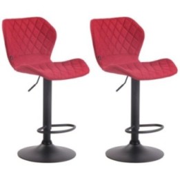 2er Set Barhocker Cork Stoff schwarz