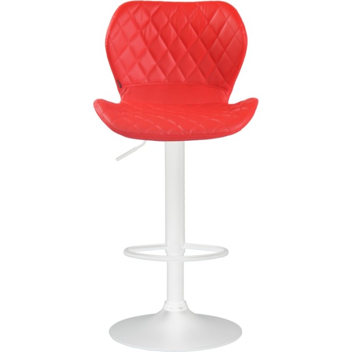 2er Set Barhocker Cork Kunstleder weiß