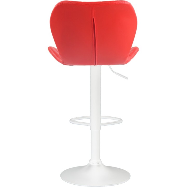 2er Set Barhocker Cork Kunstleder weiß