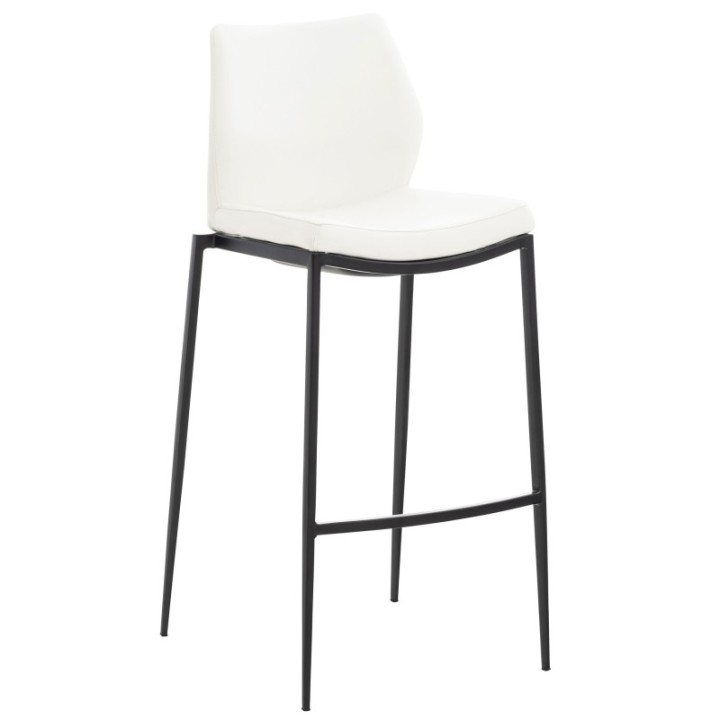 Barhocker Matola Kunstleder schwarz