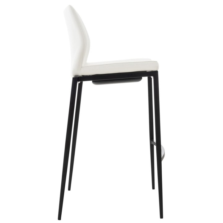 Barhocker Matola Kunstleder schwarz