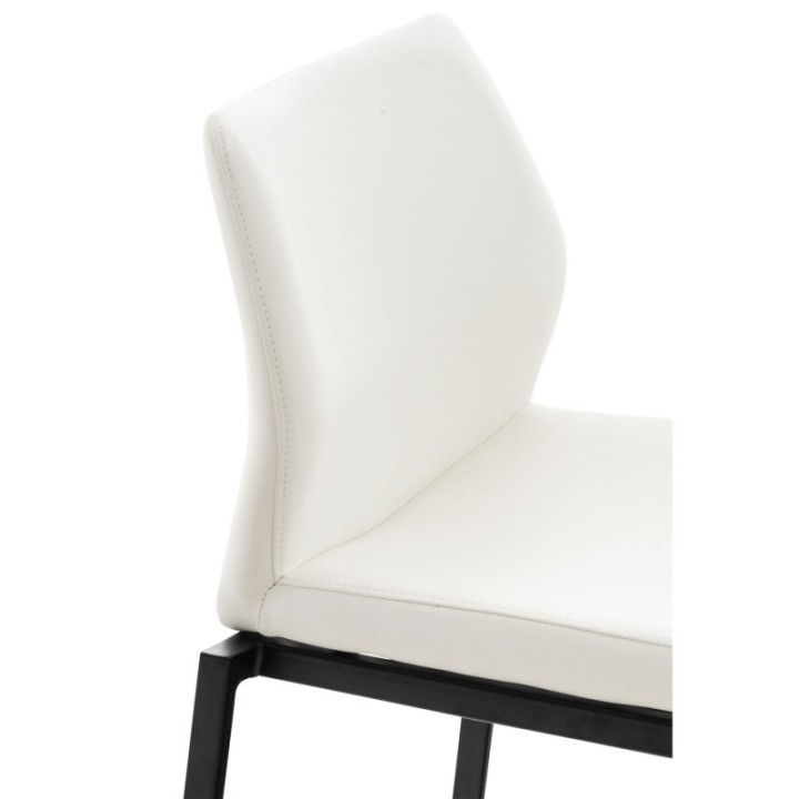 Barhocker Matola Kunstleder schwarz