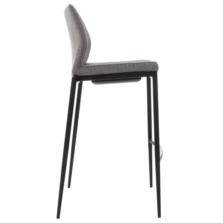 Barhocker Matola Stoff schwarz