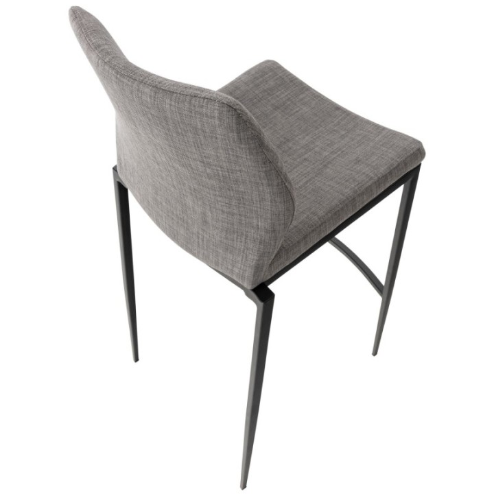 Barhocker Matola Stoff schwarz