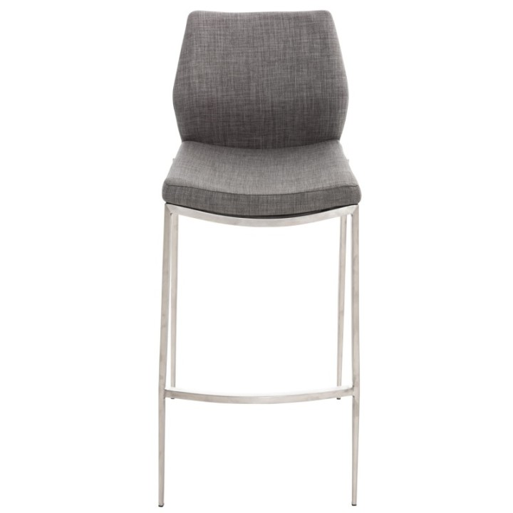Barhocker Matola Stoff edelstahl