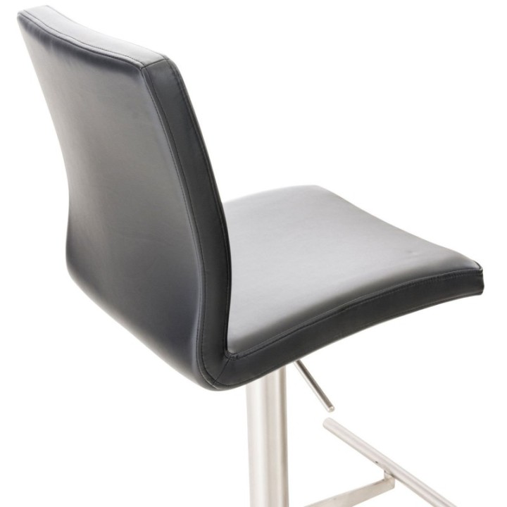 2er Set Barhocker Cadiz Kunstleder edelstahl