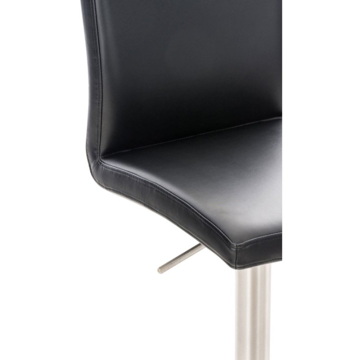 2er Set Barhocker Cadiz Kunstleder edelstahl