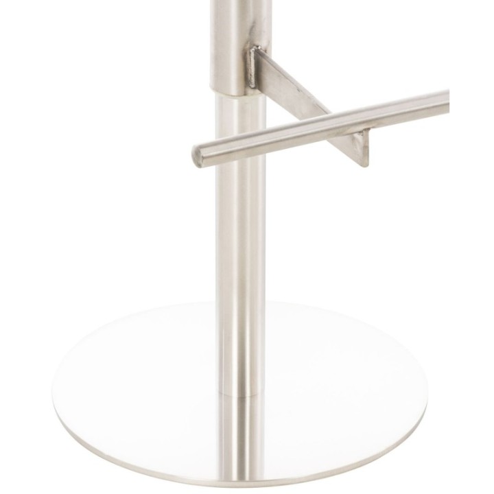 2er Set Barhocker Cadiz Kunstleder edelstahl