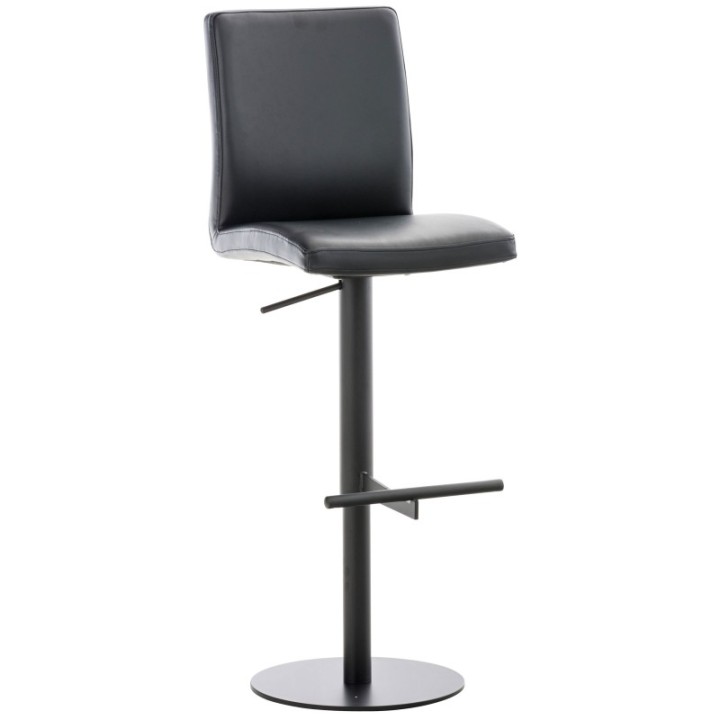 2er Set Barhocker Cadiz Kunstleder schwarz