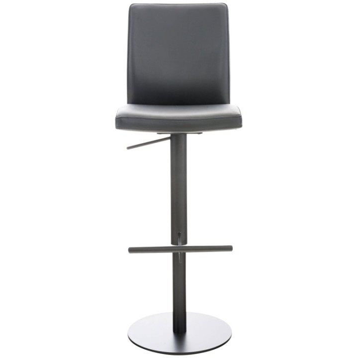 2er Set Barhocker Cadiz Kunstleder schwarz