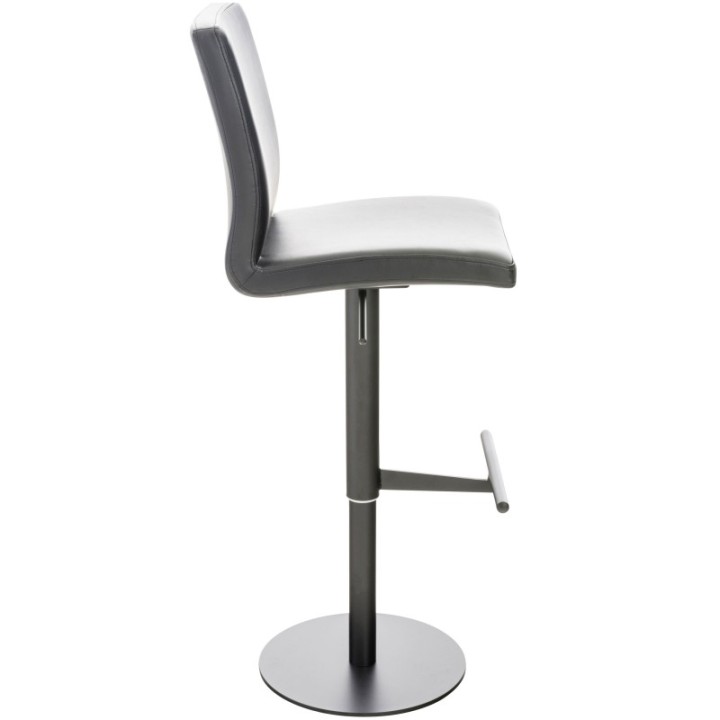 2er Set Barhocker Cadiz Kunstleder schwarz