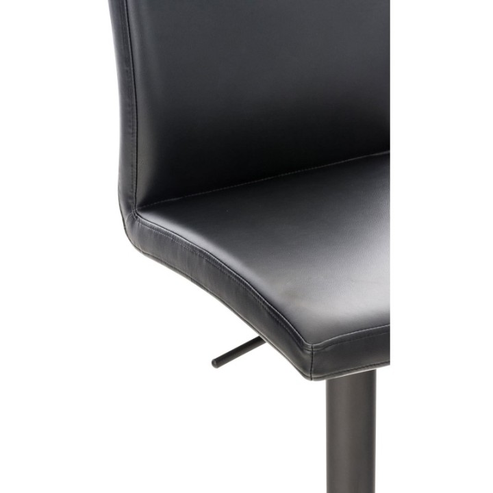 2er Set Barhocker Cadiz Kunstleder schwarz