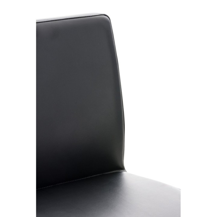 2er Set Barhocker Cadiz Kunstleder schwarz