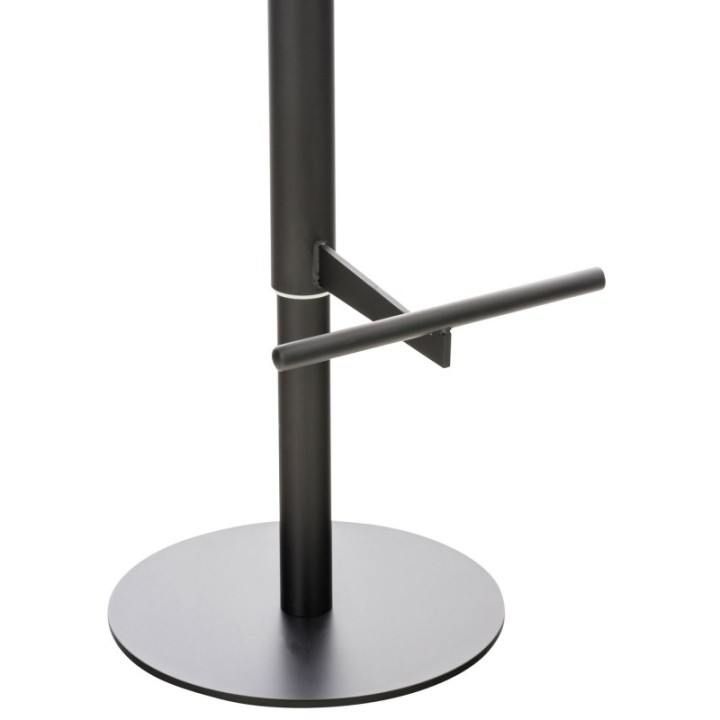 2er Set Barhocker Cadiz Kunstleder schwarz