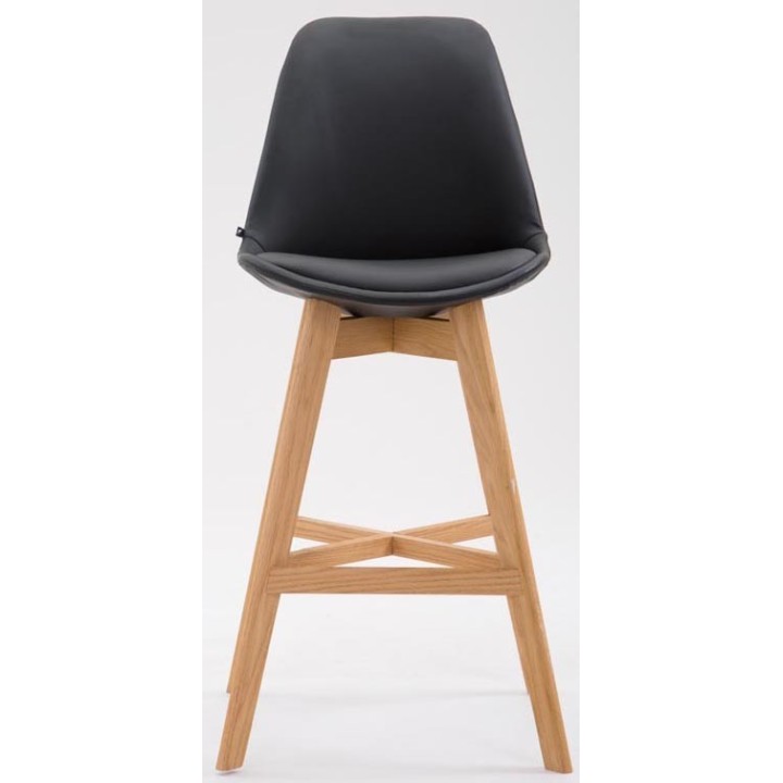 2er Set Barhocker Cannes Kunstleder Natura