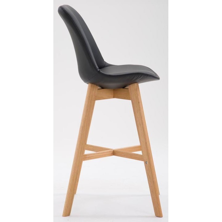 2er Set Barhocker Cannes Kunstleder Natura