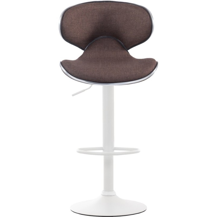 Barhocker Las Vegas V2 Stoff  weiß