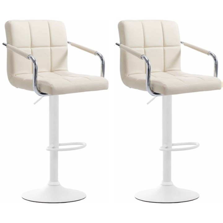 2er Set Barhocker Lucy V2 weiß