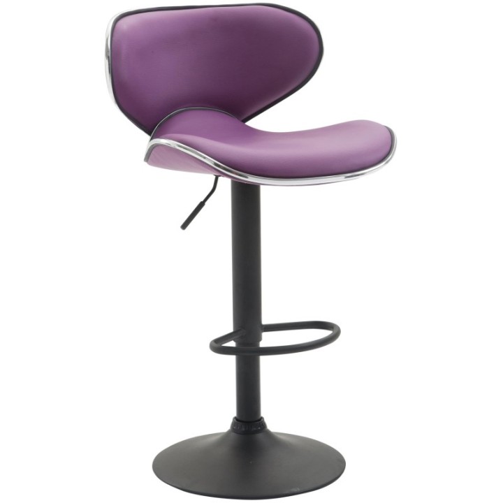2er Set Barhocker Las Vegas V2 Kunstleder schwarz