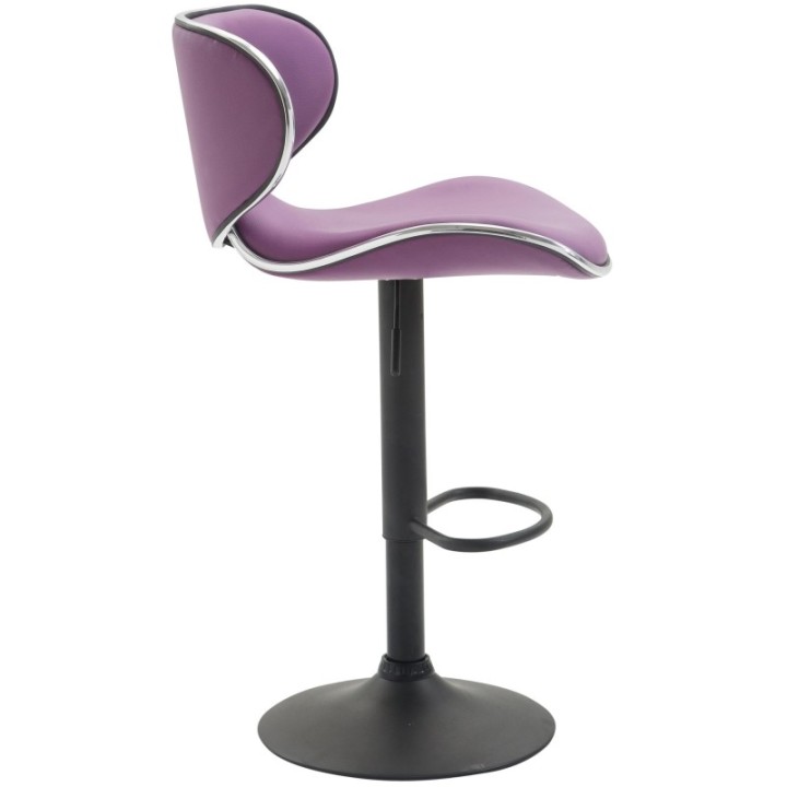 2er Set Barhocker Las Vegas V2 Kunstleder schwarz