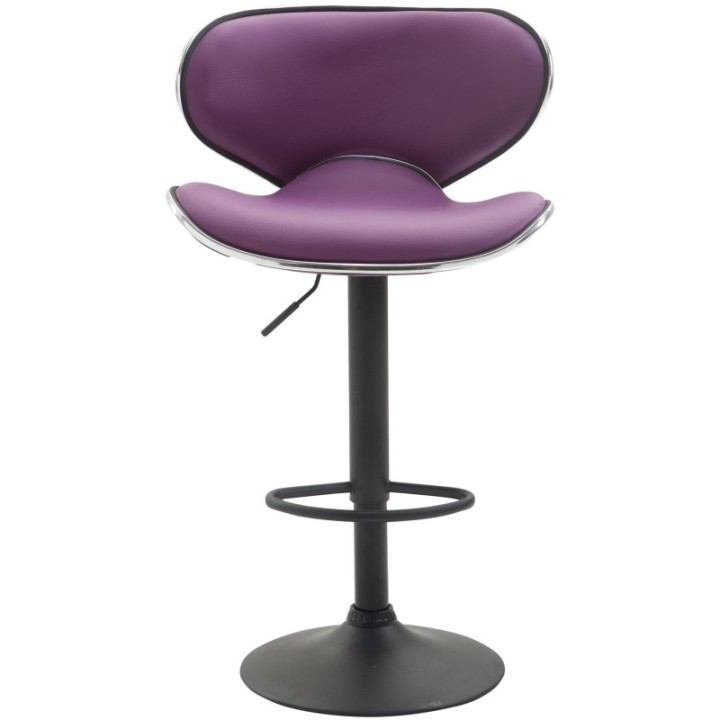 2er Set Barhocker Las Vegas V2 Kunstleder schwarz