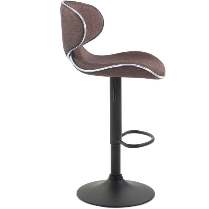 2er Set Barhocker Las Vegas V2 Stoff schwarz
