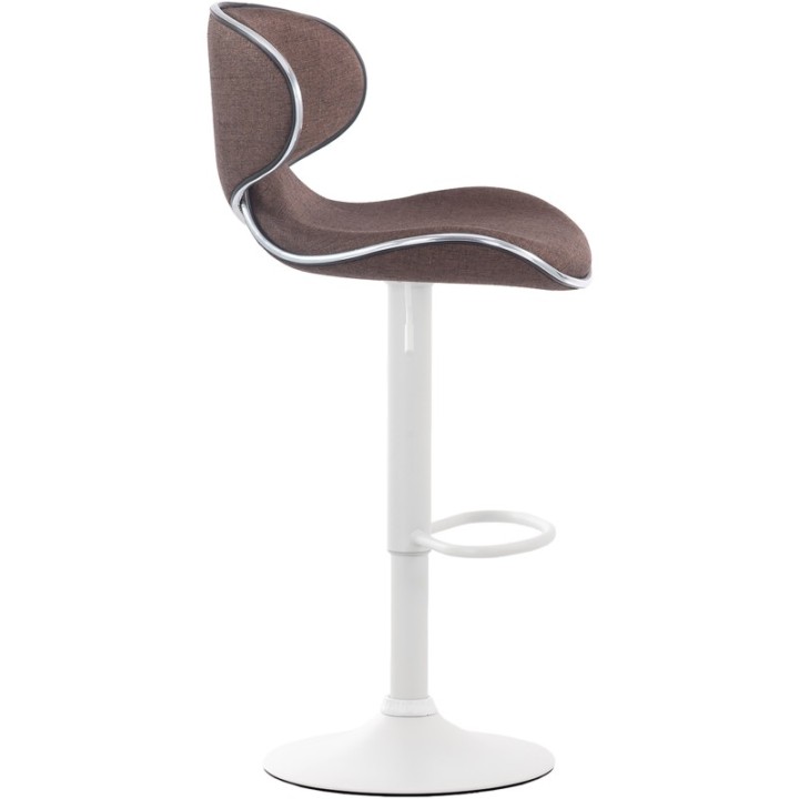 2er Set Barhocker Las Vegas V2 Stoff weiß
