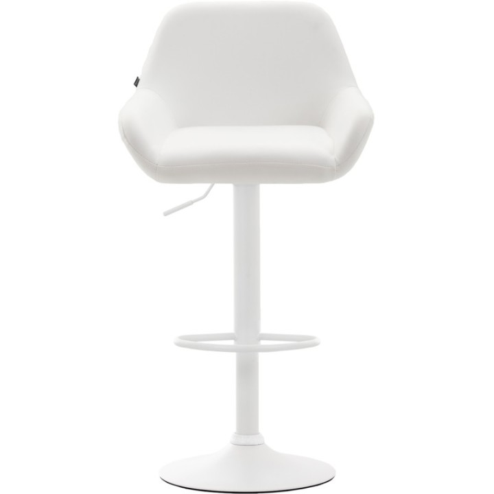 2er Set Barhocker Braga Kunstleder weiß