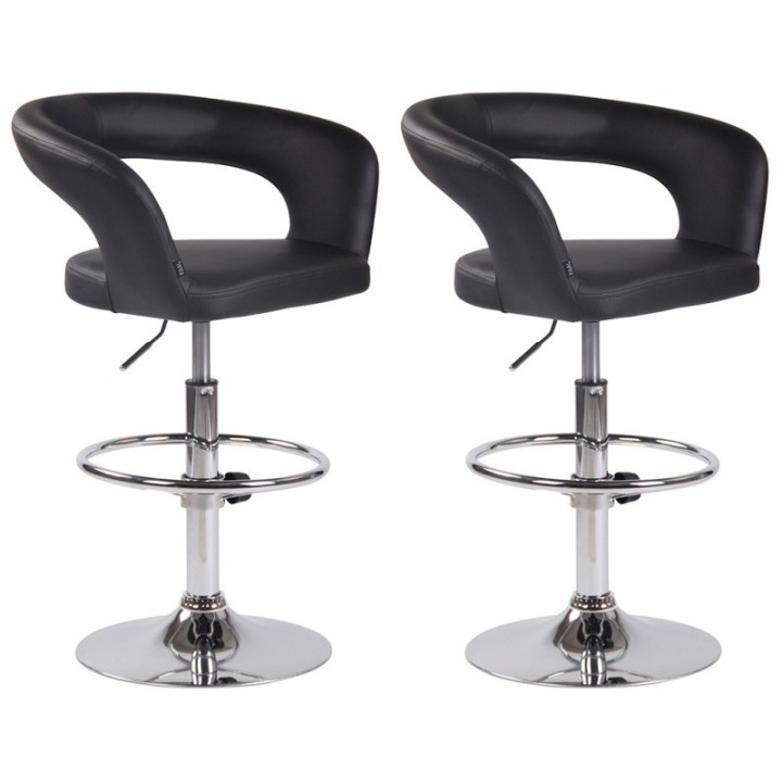 2er Set Barhocker Jaen Kunstleder