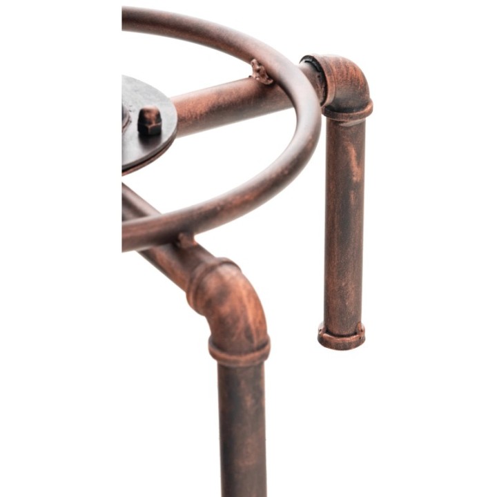 Barhocker Lumos Vintage Kunstleder bronze