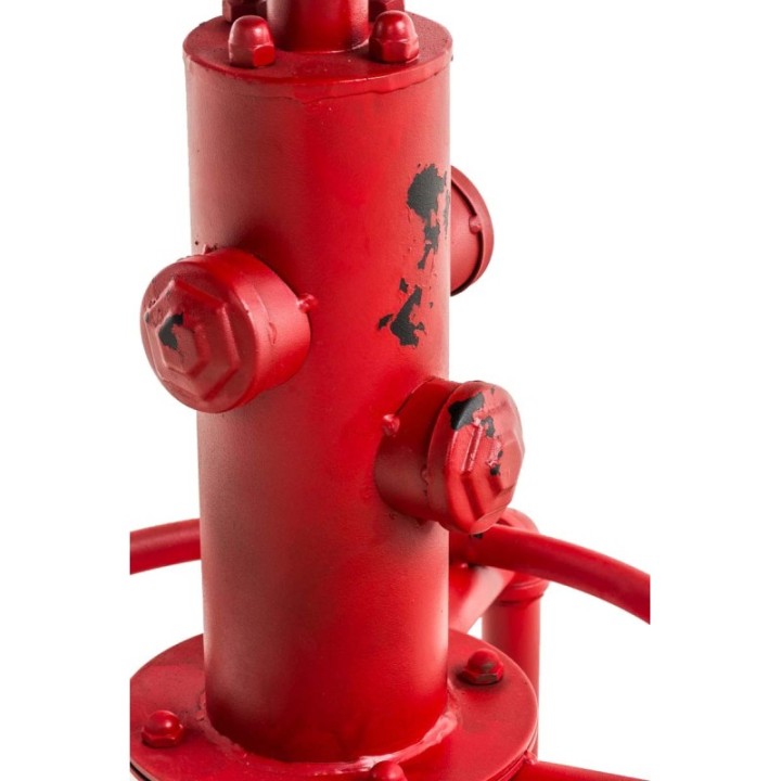 Barhocker Lumos Vintage Kunstleder rot