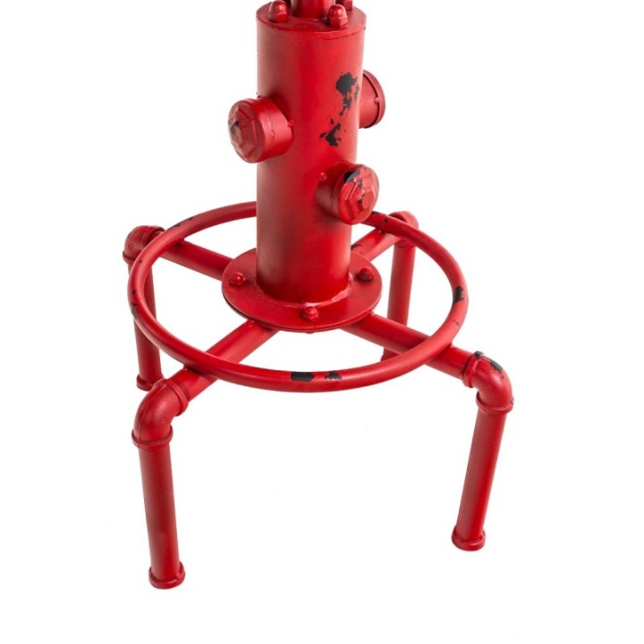 Barhocker Lumos Vintage Kunstleder rot