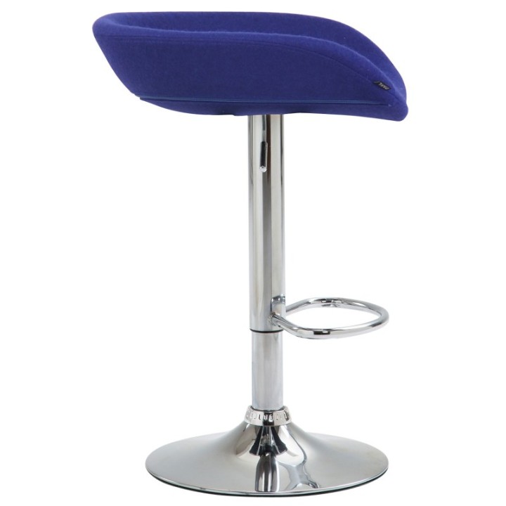Barhocker Anaheim Filz chrom