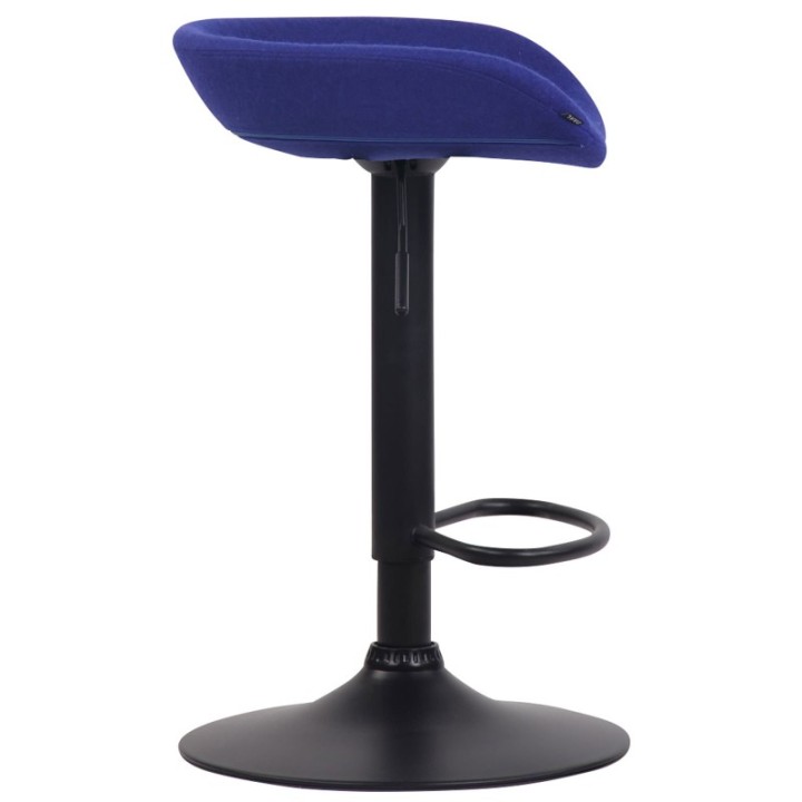 Barhocker Anaheim Filz schwarz