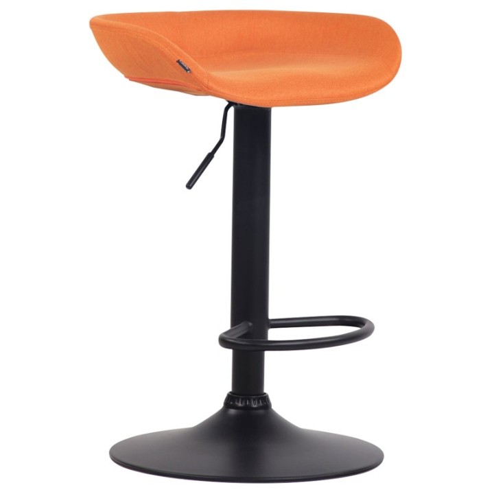 Barhocker Anaheim Stoff schwarz