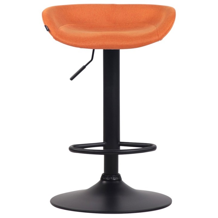 Barhocker Anaheim Stoff schwarz