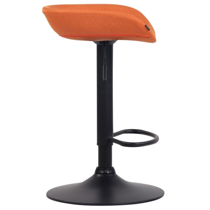 Barhocker Anaheim Stoff schwarz