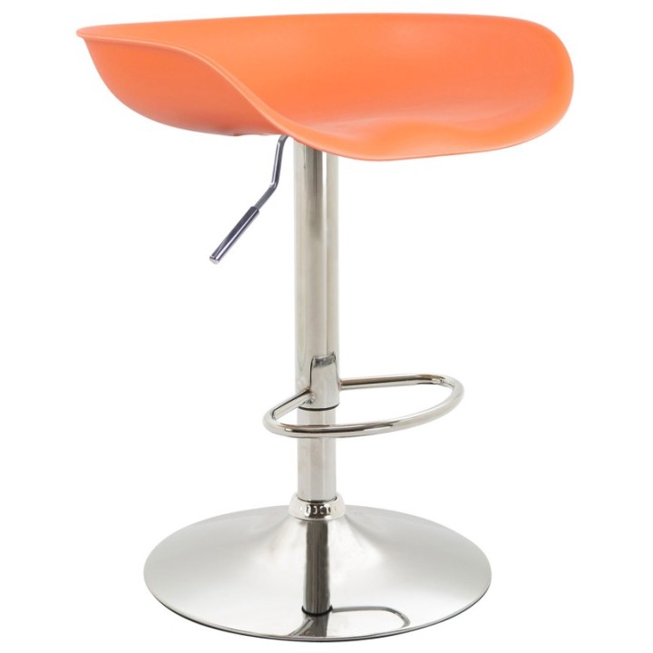 Barhocker Anaheim Kunststoff chrom