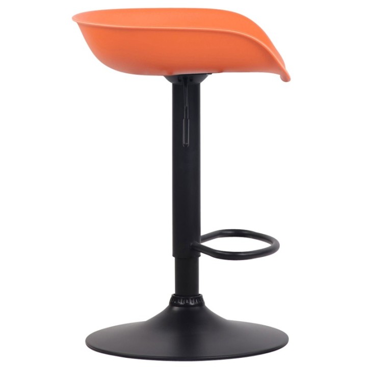 Barhocker Anaheim Kunststoff schwarz