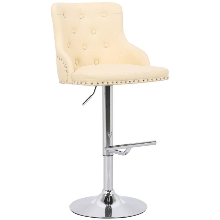 Barhocker Werne Kunstleder chrom